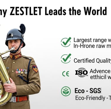 Largest range worldwide In-house raw material control Certified quality (ISO, CE, SGS)