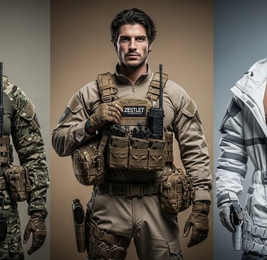 Custom manufacturing allows for climate-adapted gear, such as lightweight, moisture-wicking apparel or insulated cold-weather