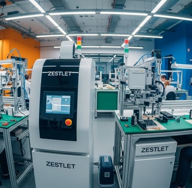 Computerized embroidery machines for insignia and patches.