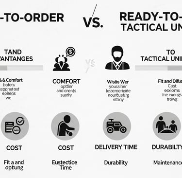 Made-to-Order vs. Ready-to-Wear Tactical Uniforms