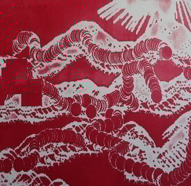 Aguafuerte resina. Grabado. Técnica.