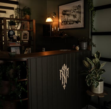 Noctum tatuointistudio sisältä sisutus ja respa
