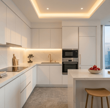 Short term rental kitchen renovation Dubai — Mostreno