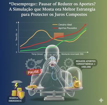 estratégias de investimento durante o desemprego