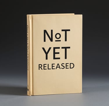 a book cover that reads not yet released.