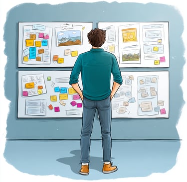 ADHD person finding relief using external working memory system from Invisible Hours.