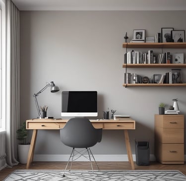 person using macbook air on brown wooden table