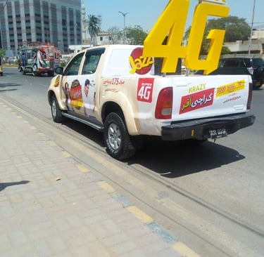 Mobilink Jazz 4G Vehicle Branding