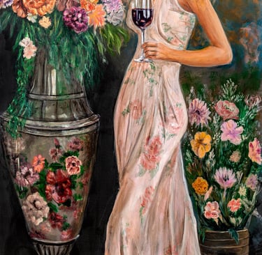 “Glass of Grace” Oil painting 