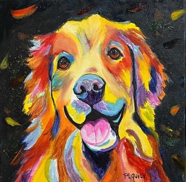 “Sable” dog painting 