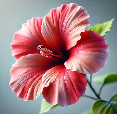 Fleur d’Hibiscus utilisée dans des soins anti-âge hydratants pour une peau éclatante et revitalisée