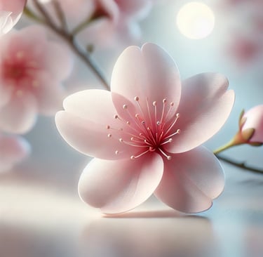 Fleurs de cerisier japonais en cosmétique, sérum anti-âge et hydratant