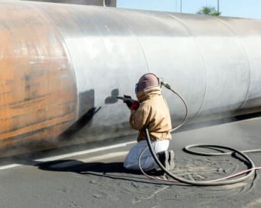 Jasa sandblasting Padang