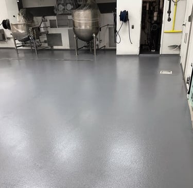 Epoxy lantai dapur MBG Rembang