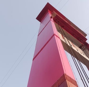 Coating Jembatan Ampera Palembang