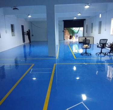 epoxy lantai dapur MBG bekasi