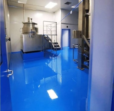 epoxy lantai dapur MBG cianjur