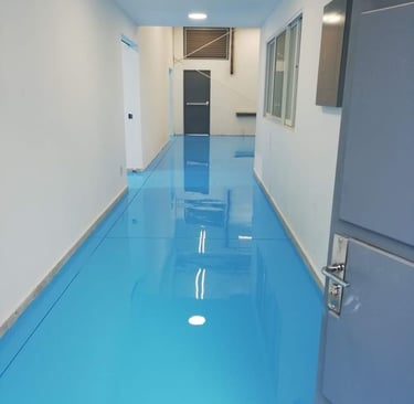 Epoxy lantai dapur MBG Bandung