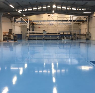 Epoxy lantai dapur MBG Pangandaran