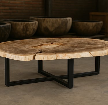 Petrified wood Coffee Table