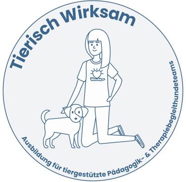 Logo von Tierisch Wirksam  Ausbildung für tiergestützte Pädagogik- & Therapiebegleithundeteams