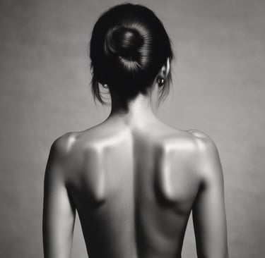 A serene image of a single mom enjoying a peaceful moment in nature.