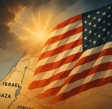 a flag on a map of the country of israel