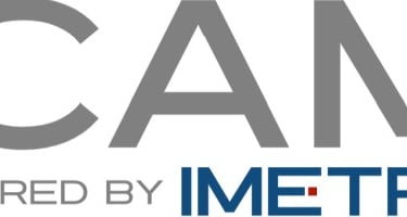 a man in a suit and tie with the word icam powered by icam