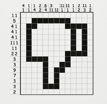 Nanogram Puzzle Thumbs Down 