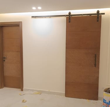 أبواب غرف جرار تناشب كافه المساحات-والحل الامثل لضيق المساحه أبواب الغرف