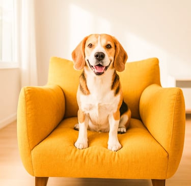 Limpieza de sillones en hogares con mascotas