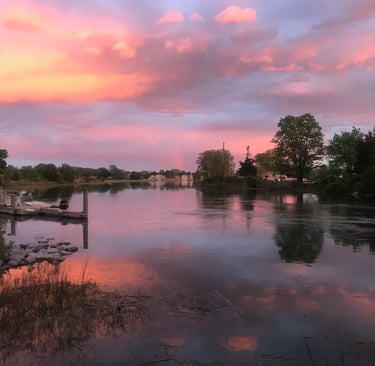 Sunset on the Hammock River in Clinton, CT