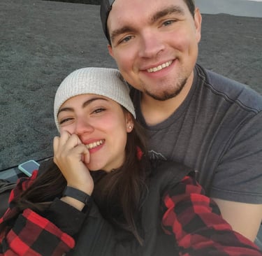 selfie at Big Laggon State Park 