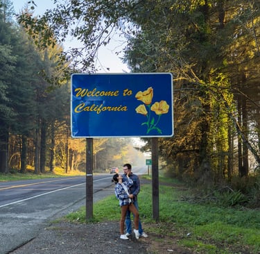 Welcome to California sign 