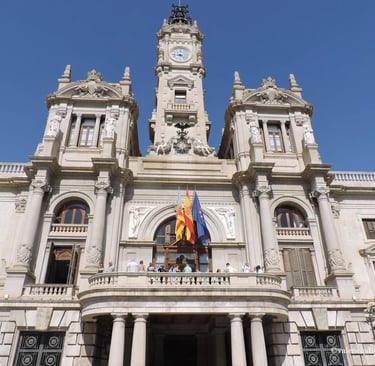Fachada del Ayuntamiento de Valencia