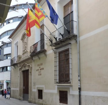 Facade of the Silk Museum of Valencia