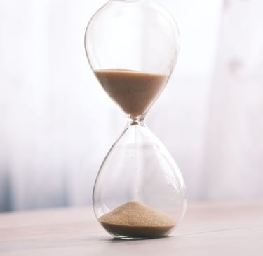 Reloj de arena patrones del pasado