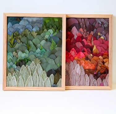 Tableau végétal leaf forest Atelier floral Origine