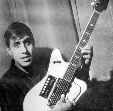 adriano celentano suona la chitarra elettrica