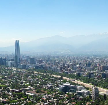santiago del cile panorama