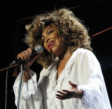 tina turner durante il 50th anniversario tour