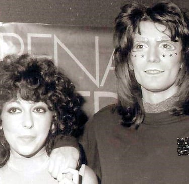Renato zero e Marina Marfoglia 1973