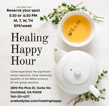 Acupuncture Happy Hour Acudetox