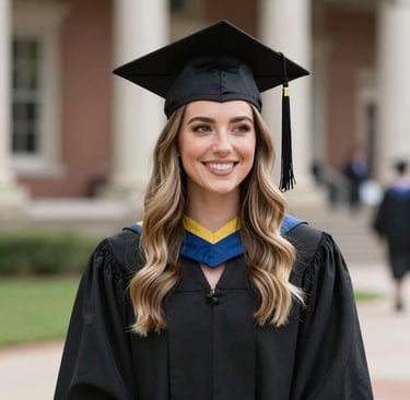 A girl with degree of phD