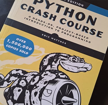 Python crash course coding book