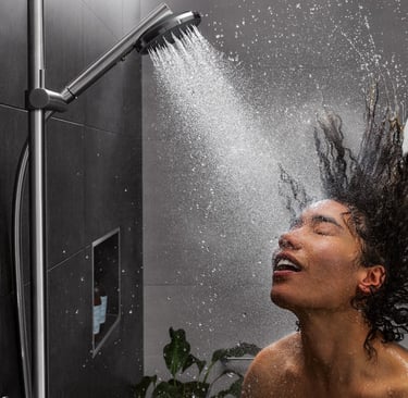 Shower experience with Soft water