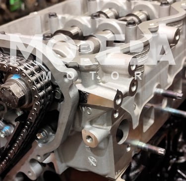 Motor en proceso de reacondicionado