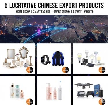 خمس منتجات مربحة للاستيراد من الصبن