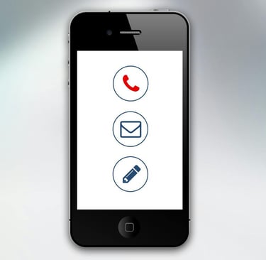 a cell phone with a phone showing a phone screen