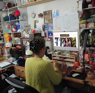 Dals l'atelier de Cachalabibi, en France